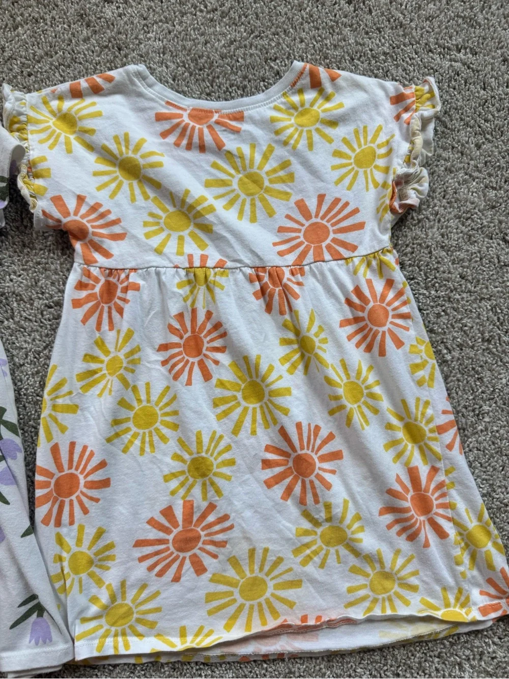 Girls 4T Summer Dress Bundle Old Navy Sunshine & Cat & Jack Tulip Floral Cotton
